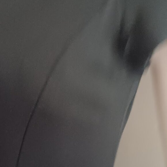 Chanel Black Viscose Mini Dress Made in France Size US 6 - Picture 4 of 8